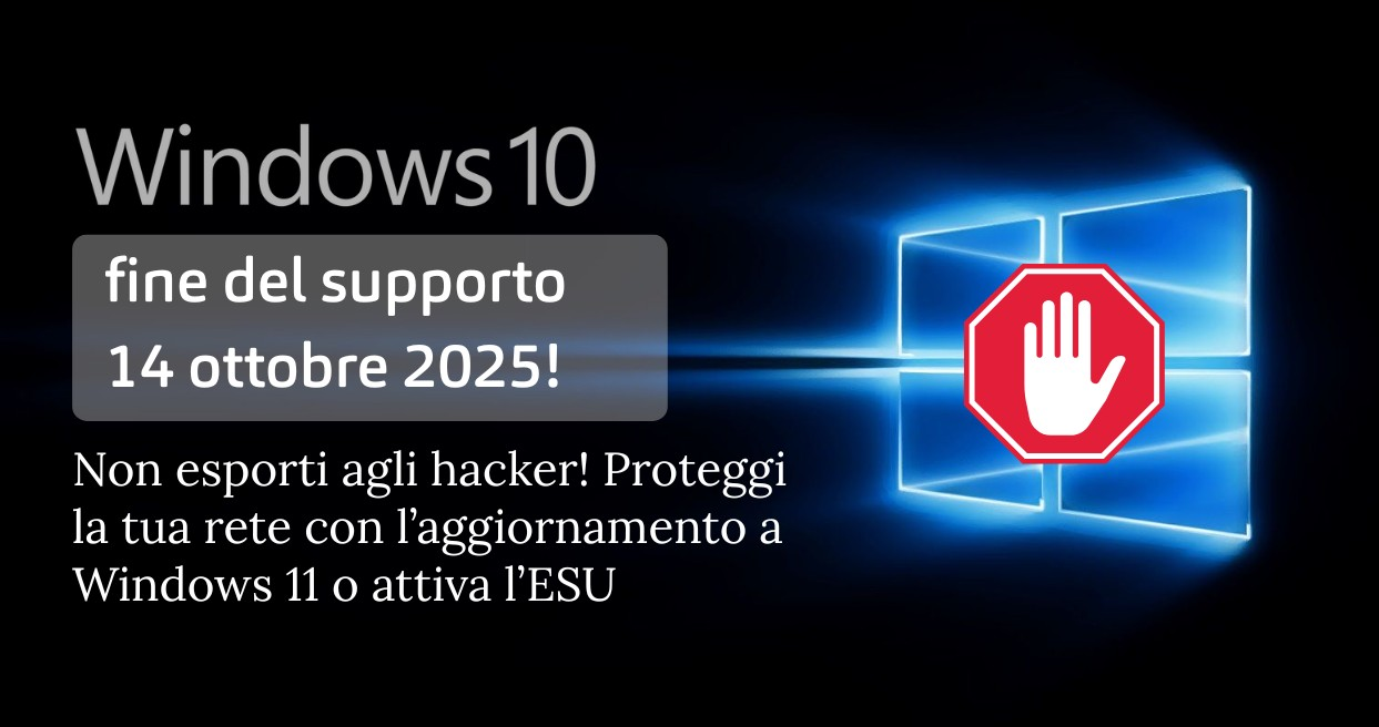 FINE SUPPORTO WINDOWS 10